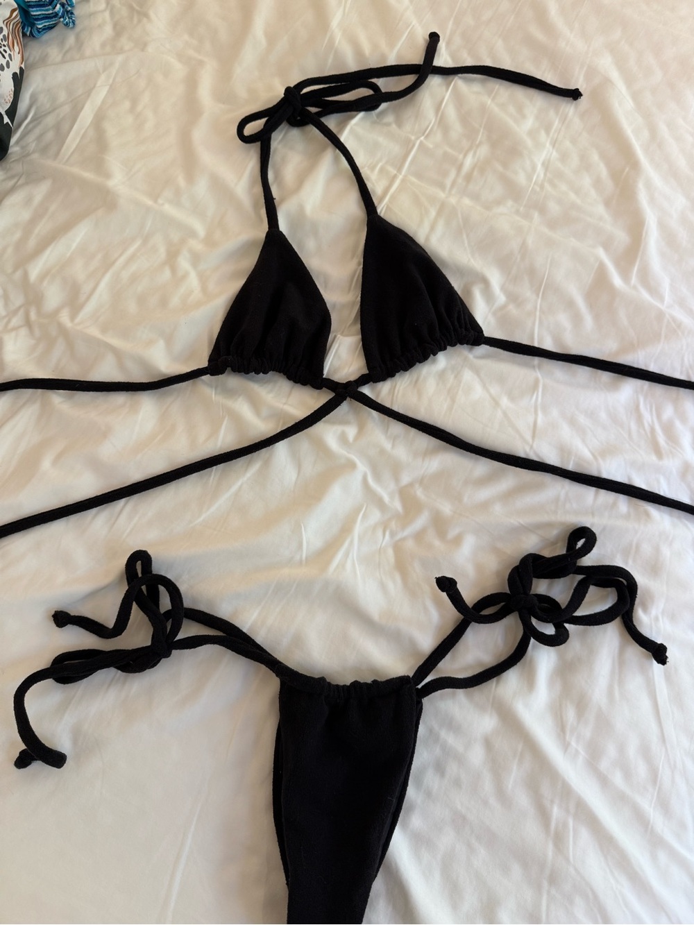 Frankie’s Bikinis Criss Cross Terry Bikini